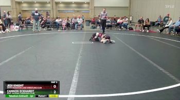 52 lbs Round 4 - Cannon Eckhardt, East Jackson Takedown Club vs Jedi Knight, Smith Mountain Lake Wrestling Club