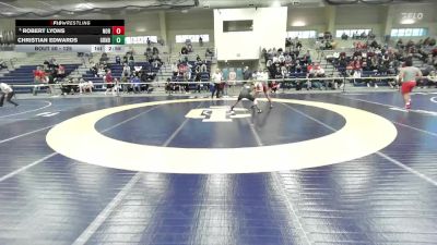 125 lbs Champ. Round 1 - Robert Lyons, Norwich vs Christian Edwards, Greensboro