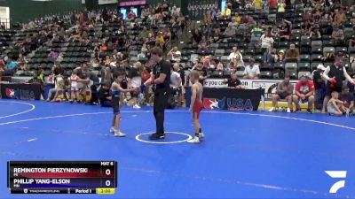 59 lbs Quarterfinal - Remington Pierzynowski, MI vs Phillip Yang-Elson, MN