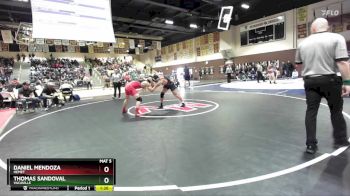 190 lbs Quarterfinal - Daniel Mendoza, Hemet vs Thomas Sandoval, Vacaville