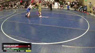 160 lbs Round 3 - Wittney Lawrence, Western Slope Elite vs Kenzlee Gavilanez, Fremont Wrestling Club