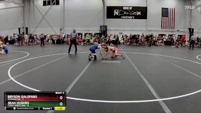 113 lbs Round 1 (8 Team) - Sean Hughes, Clinic Wrestling vs Bryson Galofaro, Scanlan WA