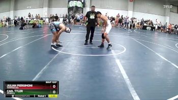 170 lbs Semifinal - Cael Tyler, Pitbulls vs Julian Piersimoni, Warrior RTC