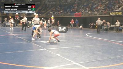 80 lbs Round Of 32 - Skylar Nguyen, Central York vs Dylan Dudash, West Middlesex
