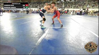 86 lbs Quarterfinal - Cameron Rios, Scrap Yard Training vs Desmond Gibson, Shawnee Takedown Club