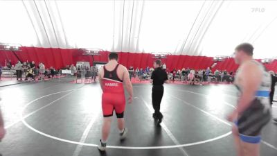 285 lbs Round 3 - Alan Hamre, Wisconsin vs Garrett Dagestad, Saint Croix Falls High School Wrestling