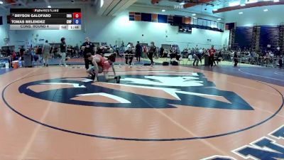 126 lbs Cons. Round 4 - Tomas Melendez, Clinic Wrestling FXBG vs Bryson Galofaro, Scanlan Wrestling Academy