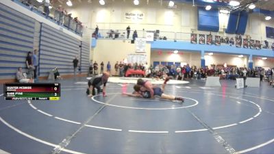 120 lbs Champ. Round 1 - Hunter McBride, Ridgeline vs Gabe Pyne, Century