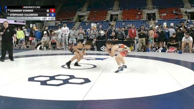 113 lbs Cons. Rd Of 32 - Xzander Donner, Kansas vs Stephano Calderon, South Carolina