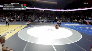 I-138 lbs Champ. Round 2 - Kayden Feagin, Niagara Falls vs Quinlan Lyle, Amherst
