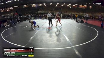 106 lbs Champ. Round 2 - Lazaro Soto, Southwest Miami vs Patrick `Wyatt` Mayfield, New Smyrna Beach Sr H S