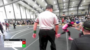 Semifinal - Alizae Martinez, Mat Rattlers vs Ariana Tovar, Victory Wrestling-Central WA