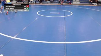 150 lbs Round 3 - Jaxon Ayres, North Platte vs Sean Mines, Seward
