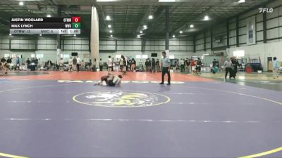 126 lbs 1 - Justin Woolard, OTM WALTERS WRESTLING vs Max Lynch, WILLIAMSBURG WRESTLING CLUB