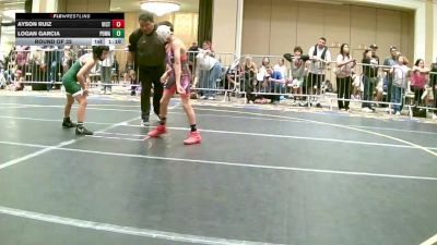69 lbs Round Of 32 - Ayson Ruiz, Victory Wrestling-Central WA vs Logan Garcia, Poway Elite