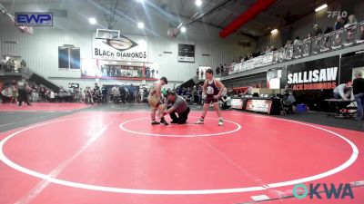 131-HWT lbs Rr Rnd 3 - Braxton Garcia, Eufaula Ironheads Wrestling Club vs Jason Looper, Warner Eagles Youth Wrestling