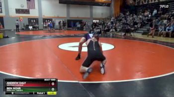 190 lbs Quarterfinal - Andrew Daly, Western Dubuque vs Ben Mohr, Iowa City, Liberty