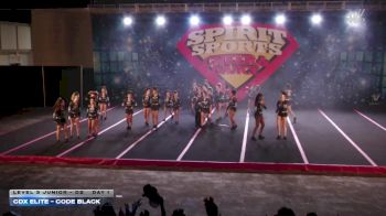 CDX Elite - Code Black [2026 L3 Junior - D2 Day 1] 2026 Spirit Sports Hershey Nationals