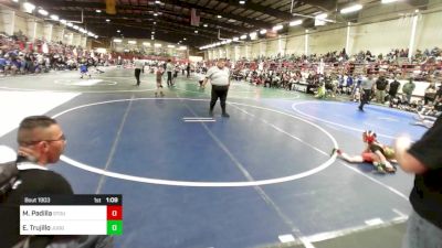 61 lbs Round Of 16 - Mia Padilla, Stout Wr Ac vs Eli Trujillo, Juggernaut WC