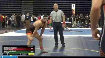 160 lbs Champ. Round 2 - Esai Marquez, La Junta vs Zander Alirez, Greeley Central