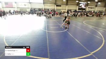 88 lbs Rr Rnd 1 - Killian Kaneshige, Valiant College Prep vs Caleb Kelly, Falcons