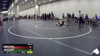 138 lbs Round 8 (10 Team) - Sarah Lewis, Iowa T-Wrecks vs Koryn Klein, Nebraska Tidal Wave