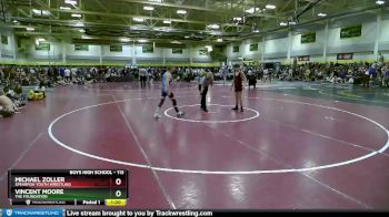 113 lbs Cons. Round 1 - Vincent Moore, The Foundation vs Michael Zoller, Spearfish Youth Wrestling