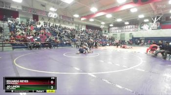 215 lbs Cons. Round 3 - Jio Limon, Del Norte vs Eduardo Reyes, Montgomery