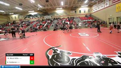 250 lbs Round 3 - Noah Nicol Mills, Piranha Wrestling Club vs Kade Calderon, Ascend Wrestling Academy