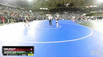 Girls 3A/4A 170 Quarterfinal - Reminess-Rose Kaleopa-Grey, Spanaway Lake (Girls) vs Sage Swalley, Bainbridge (Girls)