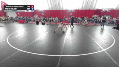 96 lbs Semis - Macklen Marksbury, Michigan Premier vs Archie Nelson, Trophy Hunters Wrestling Club