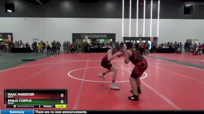 120 lbs Round 2 - Isaac Makeever, BUCY vs Emilio Corpus, WAUS