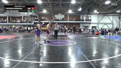 174 lbs Quarterfinal - Jackson Gonzales, Cornell College vs Leo Draveling, Wisconsin-La Crosse