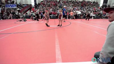 49 lbs Consi Of 8 #1 - Kutter Gay, Blackwell Wrestling Club vs Greyson Bode, Perry Wrestling Academy