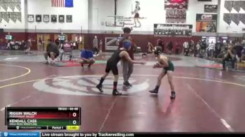 66 lbs Round 3 - Riggin Walch, Pahranagat Valley vs Kendall Cass, Gold Rush Wrestling