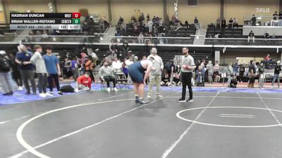 285 lbs Quarterfinal - Hadrian Duncan, Narragansett vs Brian Waller-Reitano, Central Catholic