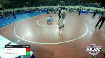 76 lbs 5th Place - Jackson Smith, Lions Wrestling Academy vs Drew Brinkmeier, Warrior Wrestling Club