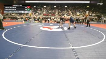 3A-285 lbs Semifinal - Devlyn Cowan, Douglas vs Wyatt Barton, Cody