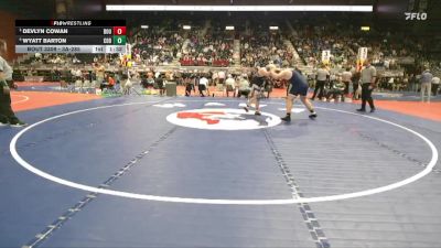 3A-285 lbs Semifinal - Devlyn Cowan, Douglas vs Wyatt Barton, Cody