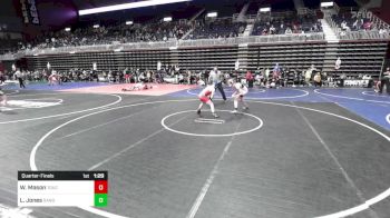 109 lbs Quarterfinal - Wyatt Mason, Touch Of Gold WC vs Levi Jones, Sanderson Wr Ac