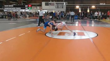 119 lbs Round Of 16 - Zack Dixon, South Side Wrestling Club vs Konstantinos Panos, Eiwc