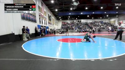 165 Boys Quarterfinal - Mario Carini, Poway vs Spencer Ferguson, Rancho Bernardo