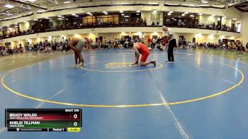 184 lbs Cons. Round 2 - Khelei Tillman, Heidelberg vs Brady Walsh, Ohio Wesleyan University