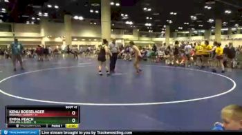 145 lbs Round 9 (10 Team) - Emma Peach, Iowa Pin-A-Sarus vs Kenli Boeselager, Nebraska Tsunami