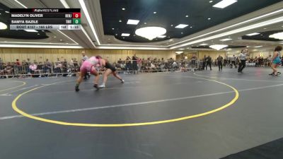 165 lbs Round Of 16 - Madelyn Oliver, Benjamin Brawlers vs Samya Bazile, Triton Elite