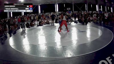 215 lbs Champ. Round 1 - Aiden Bishop, ISI Wrestling Club vs Isaac Westfall, Meridian Maniacs Wrestling Club