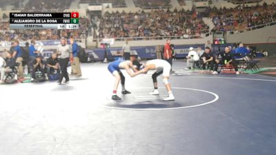 108 -D2 Semifinal - Isaiah Balderrama, Canyon View High School vs Alejandro De La Rosa, Flowing Wells High School