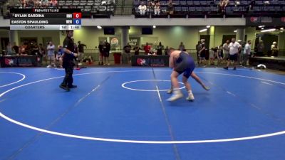 155 lbs Quarters - Dylan Sardina, Ringers Wrestling Club vs Easton Spaulding, West Virginia