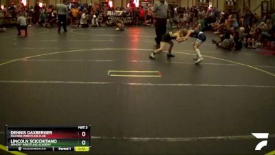 56 lbs Quarterfinal - Lincoln Scicchitano, Armory Wrestling Academy vs Dennis Daxberger, Falcons Wrestling Club