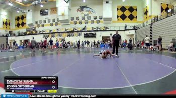 71 lbs Quarterfinal - Mason Pasternak, Bulldog Premier Wrestling Club vs Edison Cryderman, Rick Larsen Wrestling Club